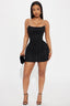 Robe Micro Mini en Strass Rox - Noir