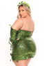 Set Costume Little Miss Ivy 3 Pezzi - Verde