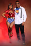Super Babe 5-delig kostuumset - rood
