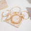 Orabella | Conjunto de Pulseras de Oro Statement