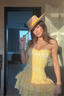 Thalassa | Vestido corto con fruncido caprichoso