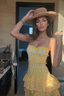 Thalassa | Vestido corto con fruncido caprichoso