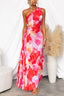 Celeste | Vestido Estampado Vibrante