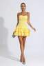 Thalassa | Vestido corto con fruncido caprichoso