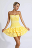 Thalassa | Vestido corto con fruncido caprichoso