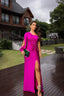 Ada | Elegant Drape Evening Gown