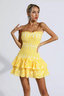 Thalassa | Vestido corto con fruncido caprichoso