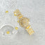 Morvoren | Set de Reloj y Pulsera de Cristal Dorado