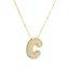 Savannah | Diamant Bubbel Letter Ketting