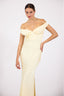 Emory | Satijnen Maxi-jurk met Open Rug