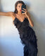 Demetria | Vestido impresionante con volantes