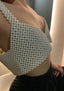 Diantha | Ivory Gem Lace Bralette