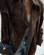 Orla | Trench in camoscio