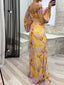 Minerva | Leuchtendes Drapiertes Abendkleid