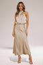 Marquess™ | Satin Halter Gown