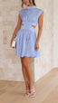 Chloe | Vestido Mini con Cuello Alto