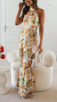 Shannon | Bloemen Halter Maxi Jurk