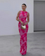 Norelle | Vestido Fucsia Bloom