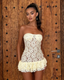 Gwennan | Robe courte en dentelle Loverose