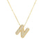 Savannah | Diamant Bubbel Letter Ketting