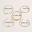 Orabella | Conjunto de Pulseras de Oro Statement