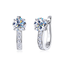 Selwynne | Boucles d'oreilles créoles solitaires éblouissantes