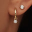 Domitia | Schickes Gold-Ohrring-Set