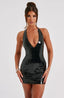 Samantha | Träger V-Ausschnitt Bodycon Mini Kleid