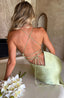 Natalie | Abito lungo in raso