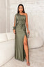 Ada | Elegant Drape Evening Gown