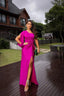 Ada | Elegant Drape Evening Gown