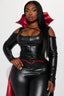 Costume da 1 pezzo Vampiro dei tuoi sogni - Nero/Rosso