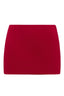 Falda Mini Doble Línea Contorno - Roja