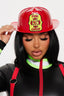 Hot In Here Firefighter 3 Piece Costume Set - Black