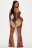 Midnight Cowgirl 3-delars kostymset - brun