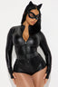 Night Stalker Katt 4-delars Kostymset - Svart