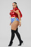 Super Babe 5-delars kostymset - Röd