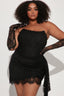 Set Mini Abito Corsetto Sempre Dolce - Nero