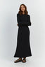 Arlène | Geripptes Maxikleid