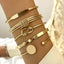 Orabella | Statement Gold Bracelet Set