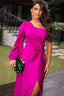 Ada | Elegant Drape Evening Gown