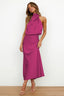 Quentin | Drape Dress in Sahara