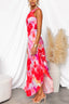 Celeste | Vestido Estampado Vibrante