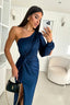 Ada | Elegant Drape Evening Gown