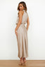 Quentin | Drape Dress in Sahara