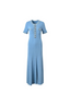 Élodie | Contrasterende Maxi-jurk