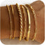 Blodwen | Delicate Gold Layered Bracelet Set