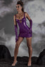 Lilith | Midnatts Siren Latex Mini Klänning
