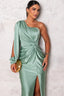Ada | Elegant Drape Evening Gown