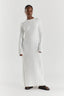 Arlène | Geripptes Maxikleid